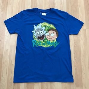 Rick and Morty Blue Portal T-Shirt NWT